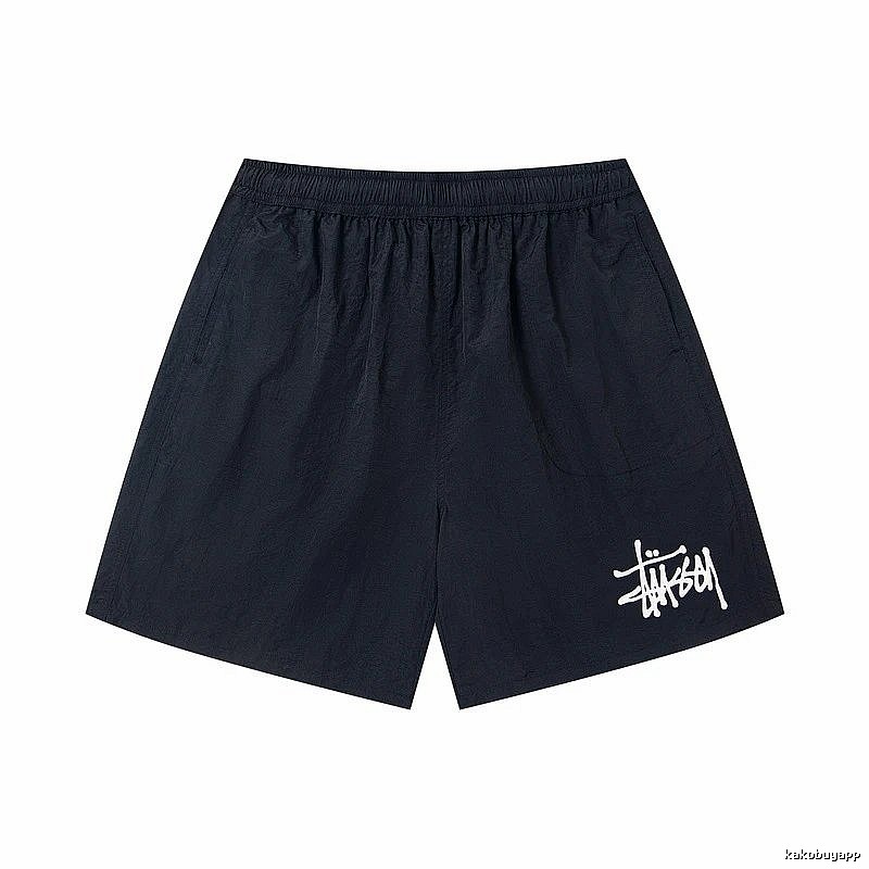 Stussy Classic Graffiti Street Style Black Shorts