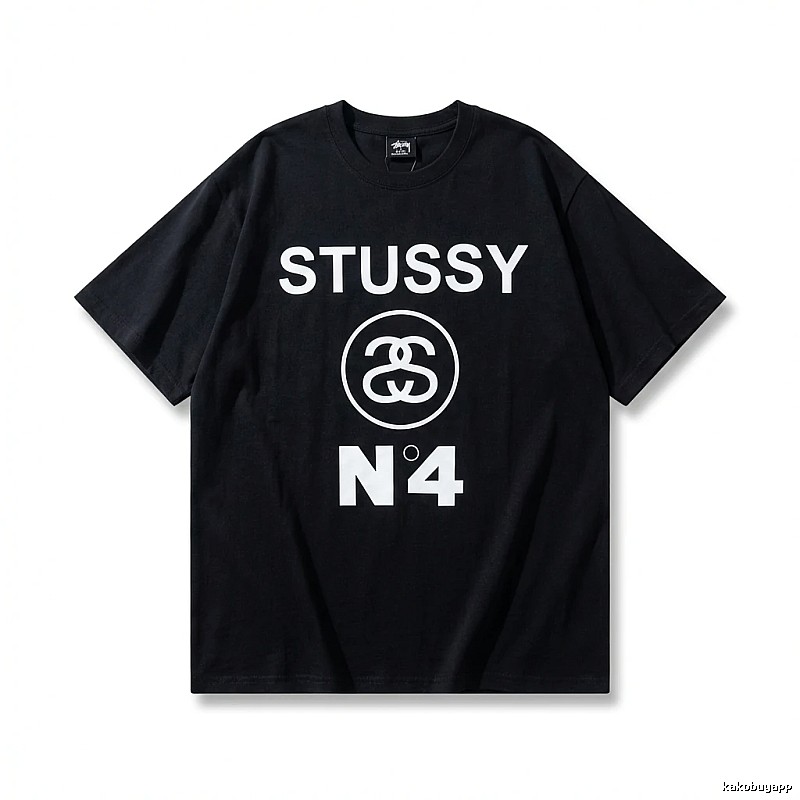 Stussy classic style black T-shirt