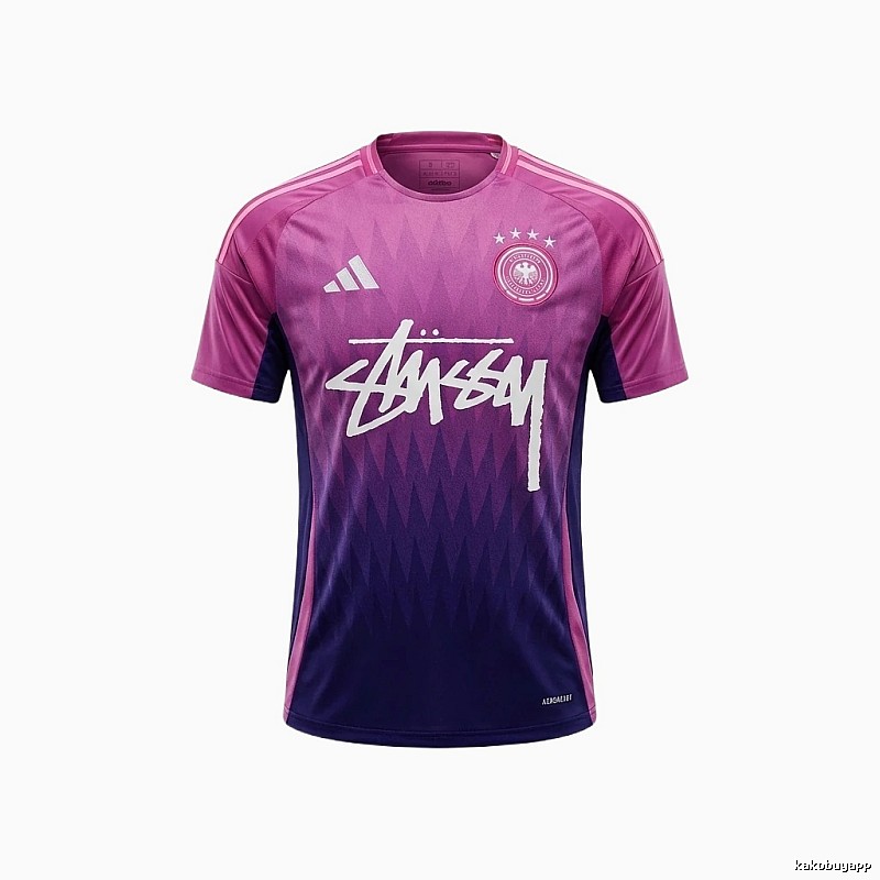 Stussy Gradient Style Pink-Purple T-shirt