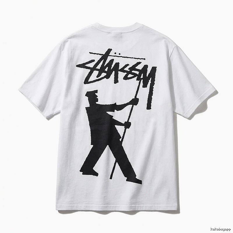 Stussy Graffiti Style White T-shirt