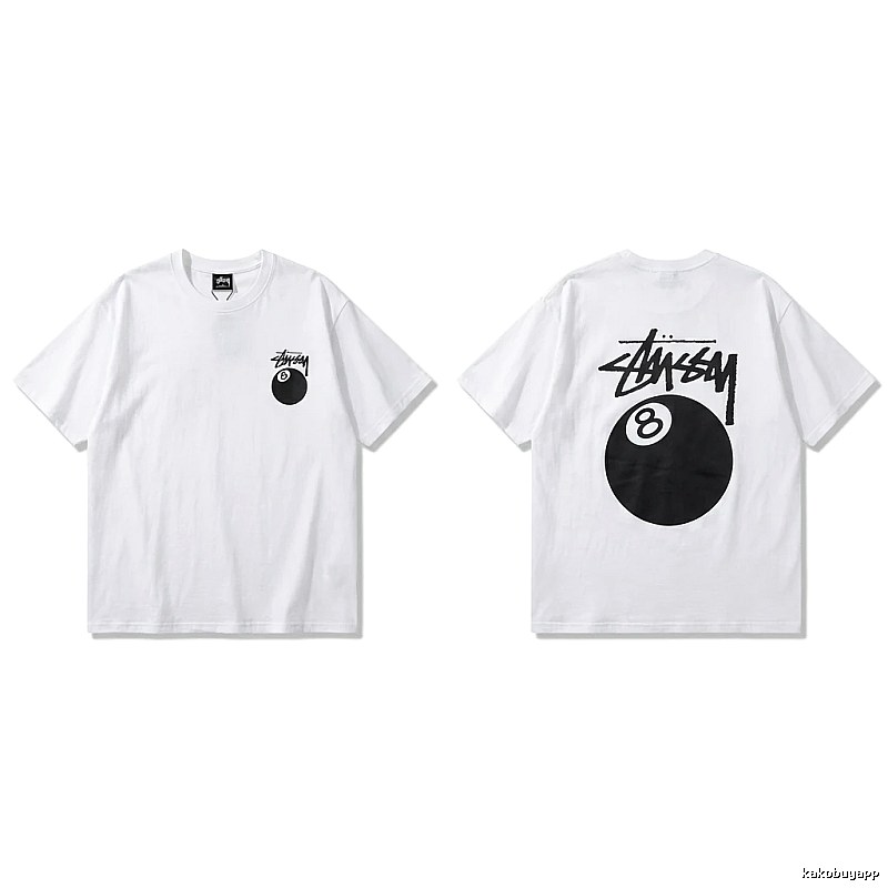 Stussy trendy style white T-shirt
