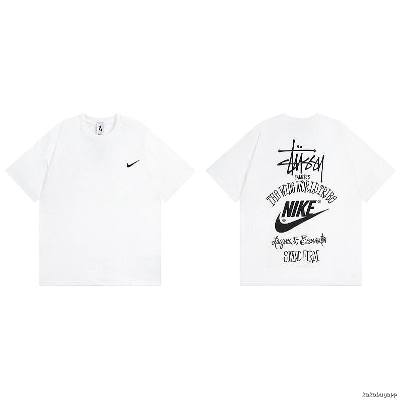 Stussy White Spider Graphic T-Shirt Poolside Style Logo