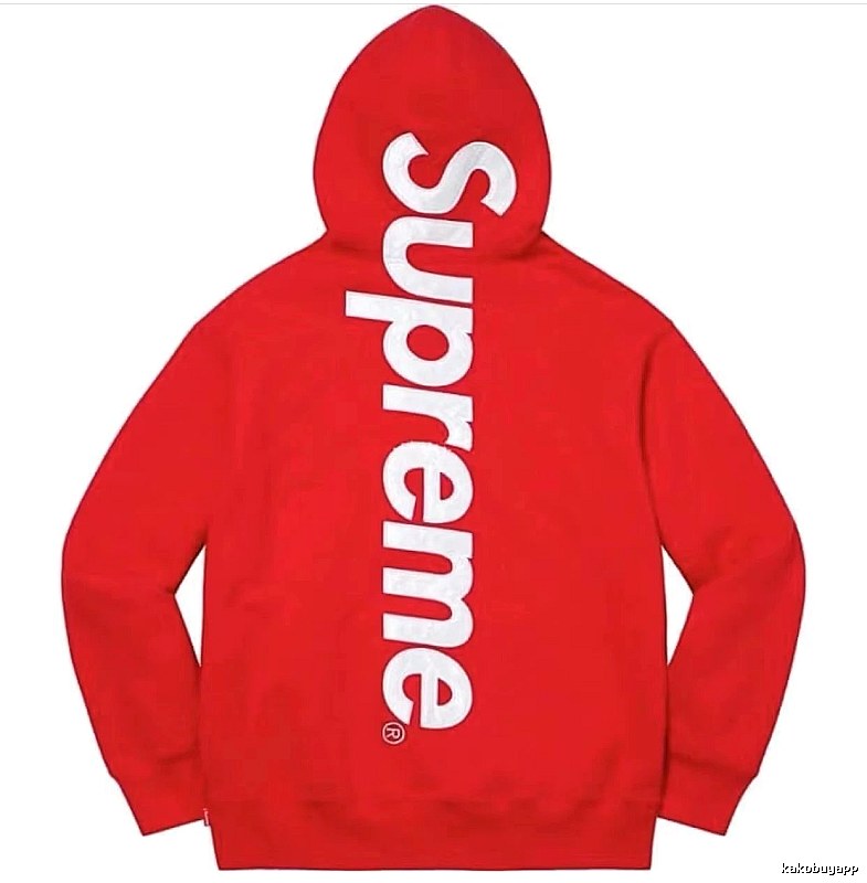 Supreme Compact Logo hoodie Gray Red Oversized for Smart Casual Looks