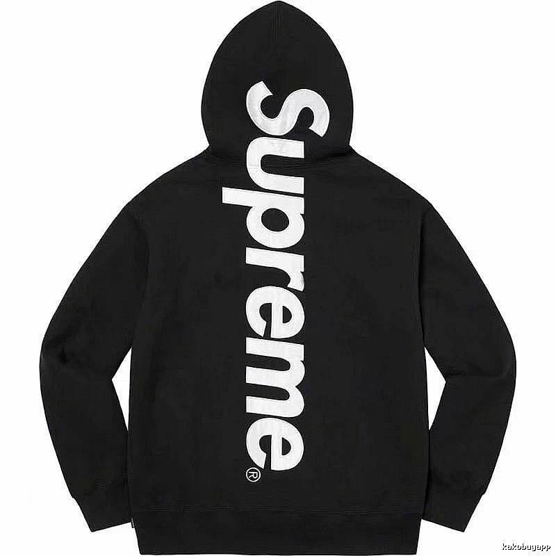 Supreme Gift Ready Logo hoodie Gray Red Oversized with Standout Detail