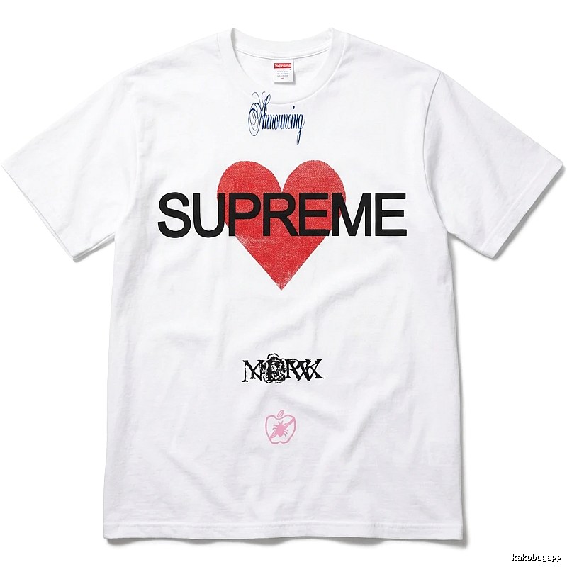 Supreme Love Trendy White T-shirt
