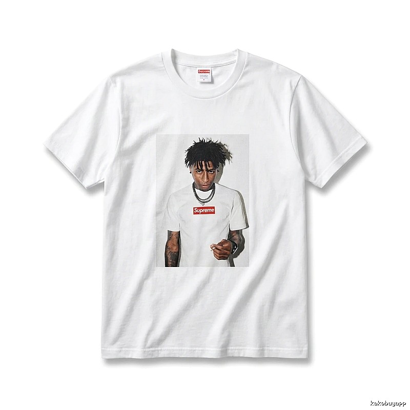Supreme Portrait Print Style White T-shirt