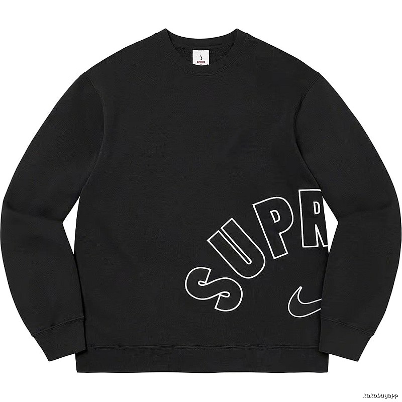 Supreme Resort Logo hoodie Gray Red Oversized with Premium Look