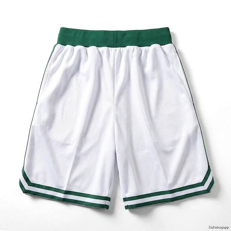 Tatum sporty white-green shorts