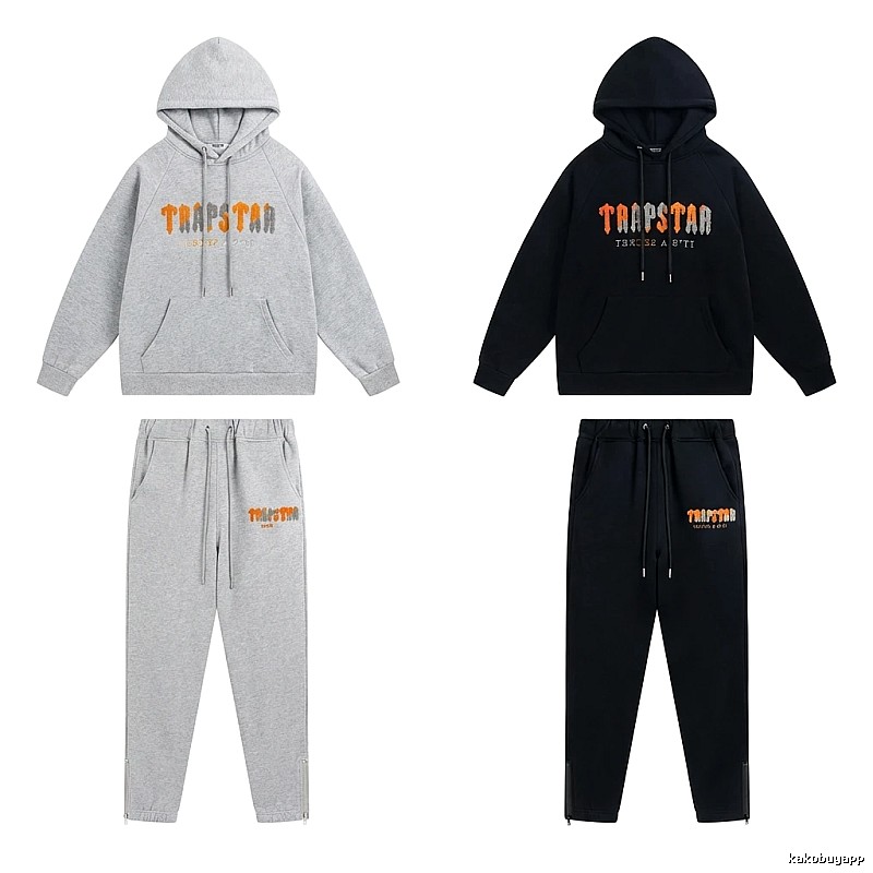 Trapstar Printed Streetwear Set (Grey/Black)
