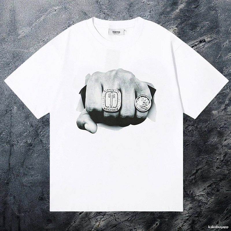 Trapstar Sport Keys graphic T-shirt Black White Key for Collection Drops
