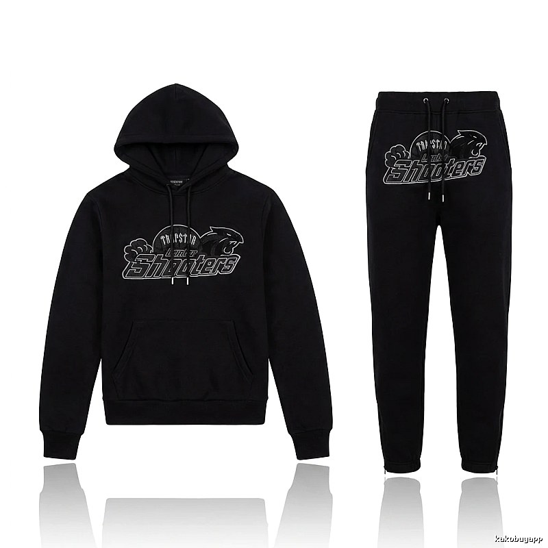 Trapstar trendy and cool style black suit