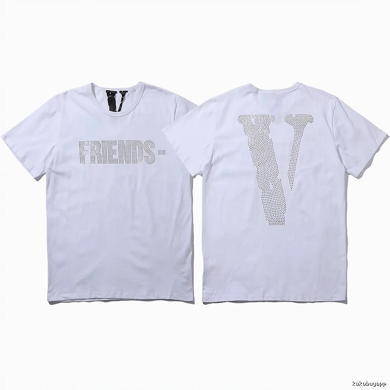 Vlone Friends Series Simple White T-shirt