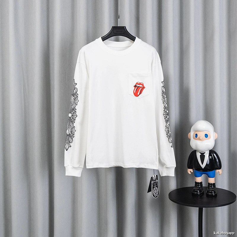 White Long Sleeve Top with Long Sleeve T-shirt for Daily Wear