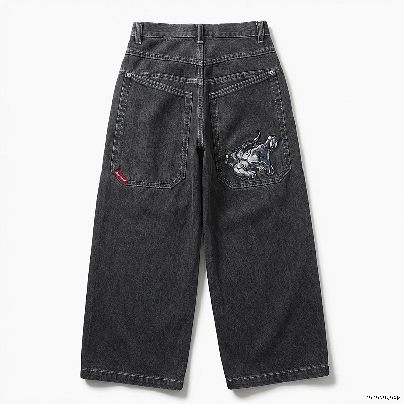 Y2K dark style jeans