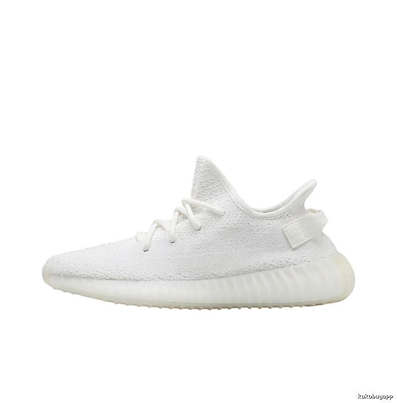 Yeezy minimalist style white shoes